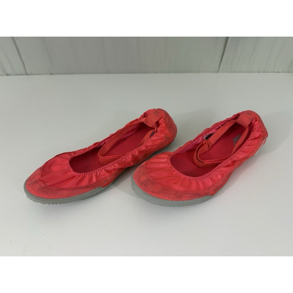 Nike Ballerina Tenkay Slip On Ballet Sneaker Athleisure Solar Red Women’s Sz 7
